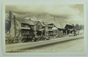 C.1900-10 RPPC Battle Axe Inn Mt. Hood Government Camp, OR Vintage Postcard F76 