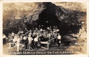 Lunches Served Daily in the Cavern real photo - Carlsbad, New Mexico NM