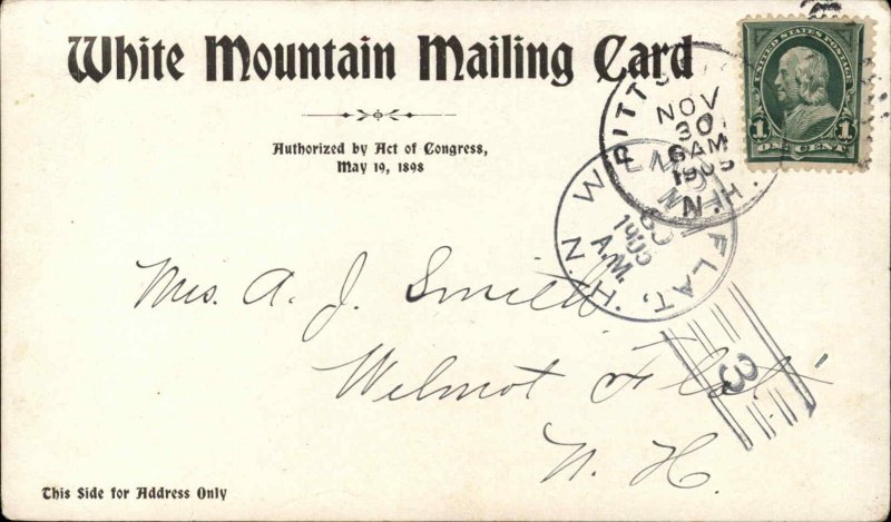 White Mountains NH Multi View Bethlehem c1900 Private Mailing Card