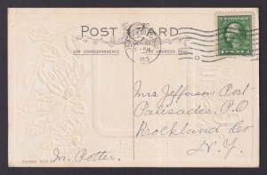 UNITED STATES, Postcard, Merry Christmas 1913