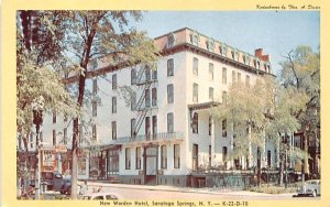 New Worden Hotel Saratoga Springs, New York