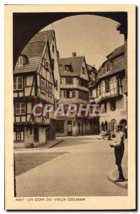 Old Postcard A corner of Old Colmar