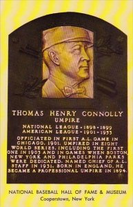 Thomas Henry Connolly Umpire National Baseball Hall Of Fame & Museum Cooperst...