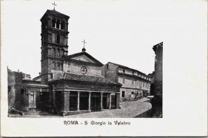 Italy Roma San Giorgio in Velabro Rome Vintage Postcard C051