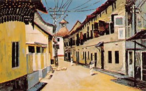 Picturesque Jew Town By Morris Katz View Postcard Backing 