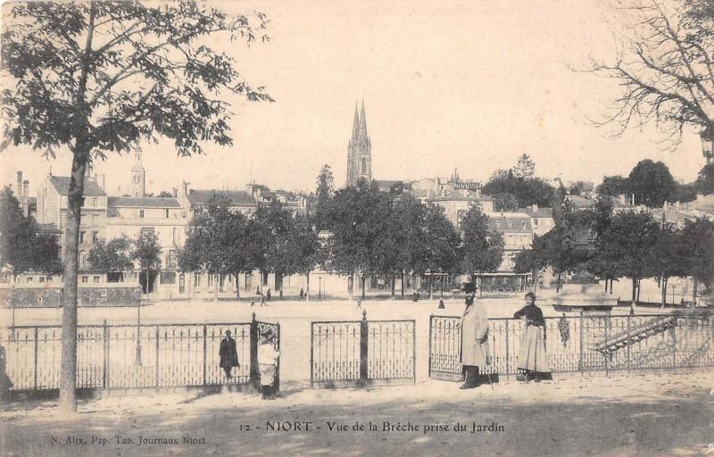 BF10091 niort vue de la breche prise du jardin france        France 