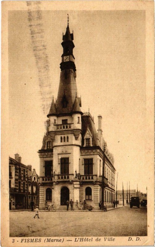 CPA FISMES - L'Hotel de Ville (109952)