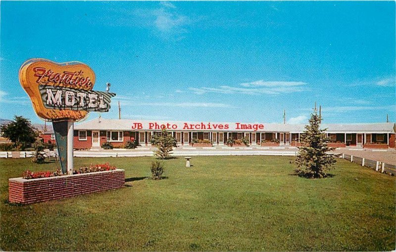 WY, Cody, Wyoming, Frontier Motel, Exterior View, Dexter Press No 16329-B