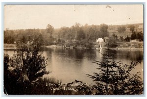 c1910's Bear Gulf Camp Coney Island Summit New York NY RPPC Photo Postcard