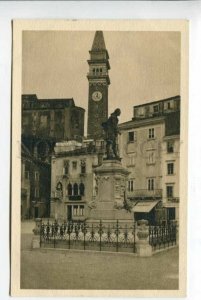 425985 SLOVENIA PIRANO Tartini monument 1913 year photo postcard