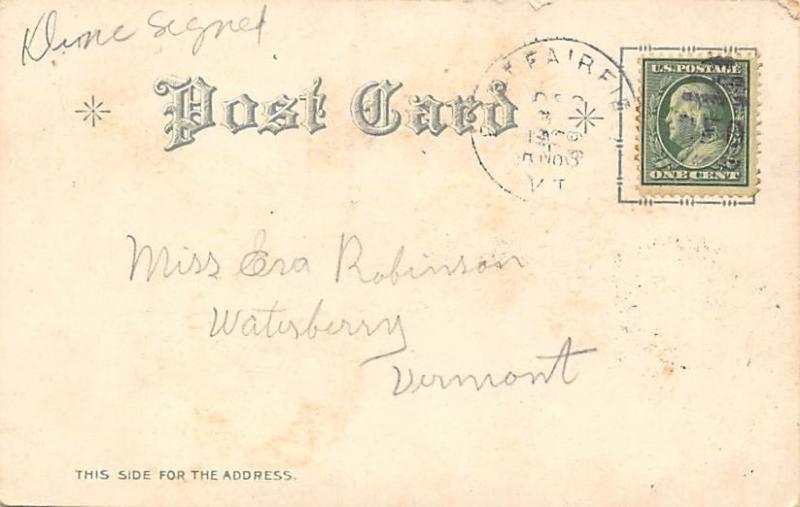 Artist Katheryn Klein Christmas Postal Used Unknown 