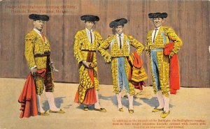 Bullfighters, Plaza de Toros, Tijuana, Mexico c1910s Vintage Postcard