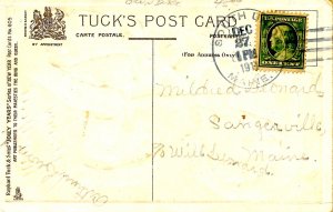 Greeting - New Year  (Tuck Series 605) Artist: Mae Bowley- Unsigned