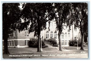 c1940s Administration Bldg. Wartburg College Waverly Iowa IA RPPC Photo Postcard