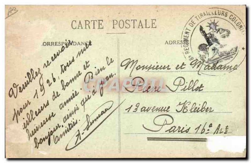 Old Postcard Professional School indigenous carpet Delfau Tapestry