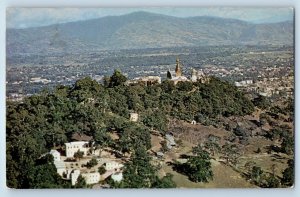 Nepal Postcard Aerial View of Hotel Shanker at Kathmandu 1971 Vintage Posted