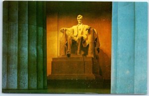 Postcard - Lincoln Statue, Lincoln Memorial - Washington, District of Columbia