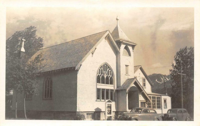 RPPC Methodist Church, Seward, Alaska c1940s Vintage Photo Postcard