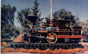 C.P. HUNTINGTON Central Pacific Railroad Sacramento, CA Train Vintage Postcard