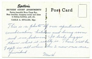 St. Petersburg Florida Postcard Multi-View Spiller's Bayside Court #75856
