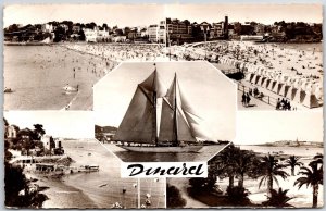 1950 Dinard - Cote D'Emeraude La Plage Embarcadere Des Vedettes Posted Postcard