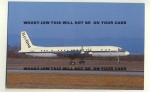 ac337 - Berrline Ilyushin 18V , D-AOAO - postcard