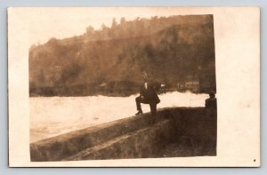 RPPC  1912  Whirlpool Rapids   Niagara Falls  New York   Postcard