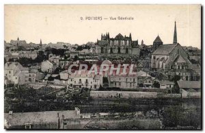 Old Postcard Poitiers General view