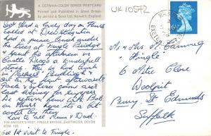 uk10572 anglers rest fingle bridge dartmoor devon  uk