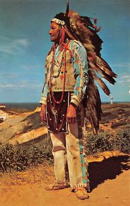 Chief Medicine Man Napoleon Madison Of The Gay Head Indians Writing on Back 