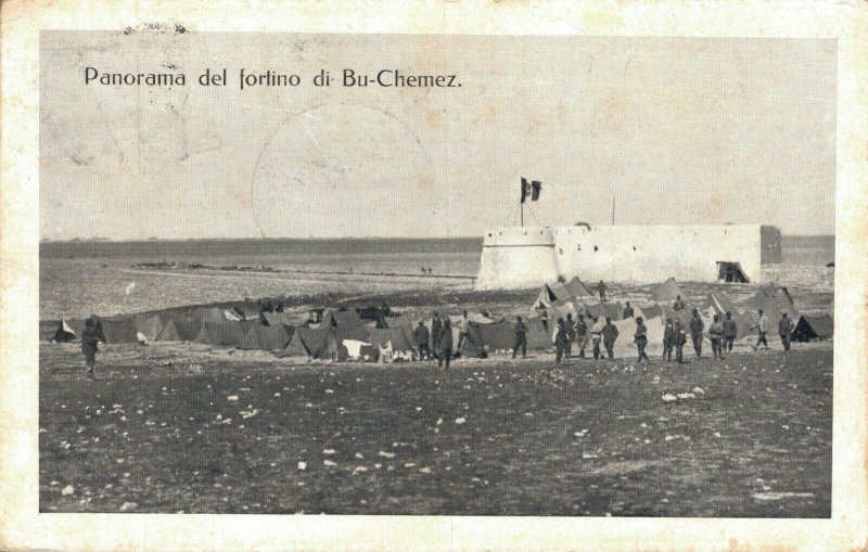 Military Italy Panorama del Fortino di Bu Chemez 06.63 