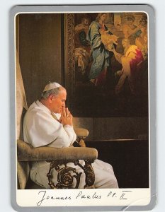 Postcard Pope John Paul II