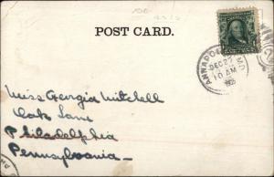 Annappolis MD Navy College Football Team 1905 Used Postcard