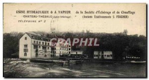 Postcard Old Waterworks Electricity and steam for the company & # 39eclairage...