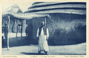 chad tchad, MELFI, The Sultan of Karbol (1910s) Postcard