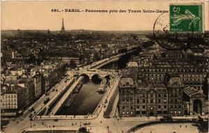 CPA PARIS Panorama pris des Tours de N.D. (300402)