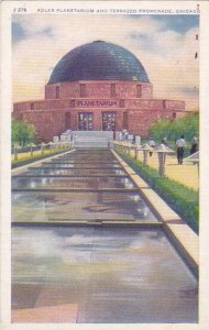 Illinois Chicago Adler Planetarium And Terrazzo Promenade