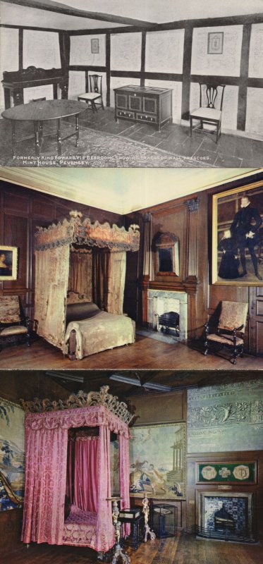 Lord Darnsley Of Mary Queen Of Scots Bedroom 3x Postcard s