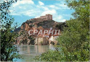 Postcard Modern Miravet Panoramic View Balcony del Ebro