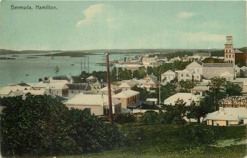 Bermuda Hamilton postcard