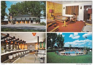 Multi-View, Swimming Pool, St. Lawrence Motel and Restaurant, LANORAIRE, Queb...