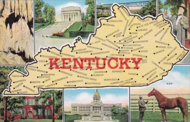 Map Of Kentucky