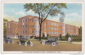 MINNEAPOLIS, Minnesota, 1910-1920s; The Sheridan Residence Hotel