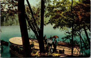 Postcard Hunters Ferry on Sioux River near Sioux City, Iowa~138092