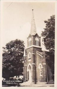 Illinois Marine Evangelical Church Real Photo RPPC