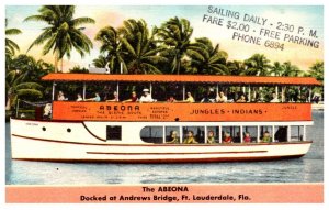 Florida FT. Lauderdale  The Abeona Jungle Scenic boat