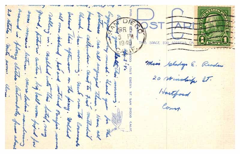 Postcard HOTEL SCENE Coronado California CA AQ6473