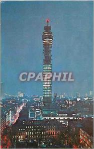 Modern Postcard The Post Office Tower by Night London