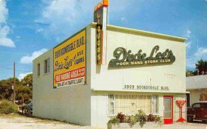 Dixie Lee Liquor Store Poor Man's Stork Club 1960s postcard