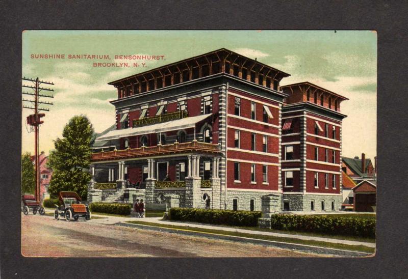 NY Sunshine Sanitarium Bensonhurst Brooklyn New York City, NYC Postcard